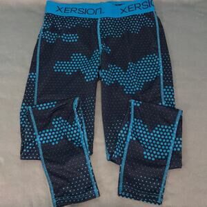 Xersion athletic pants blue teal Small